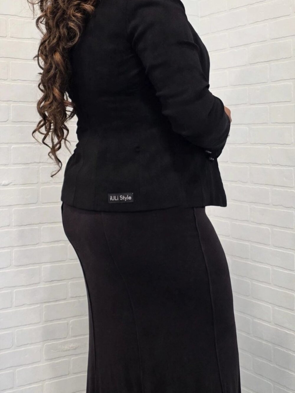 iULi Style Black Ruched Blazer